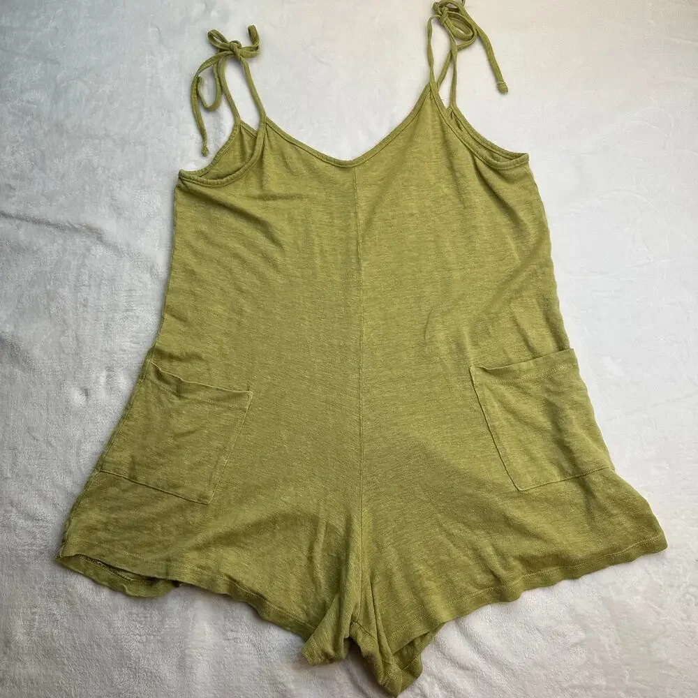 Jungmaven Sespe Short Romper Size Small Margarita Green 100% Hemp NWT - Picture 3 of 16